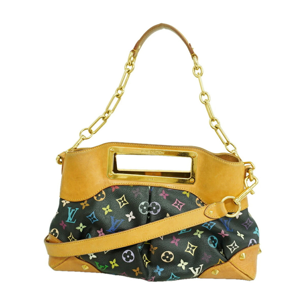 Louis Vuitton Monogram Multicolor Judy GM Handbag M40254 Noir 2-way bag for w...
